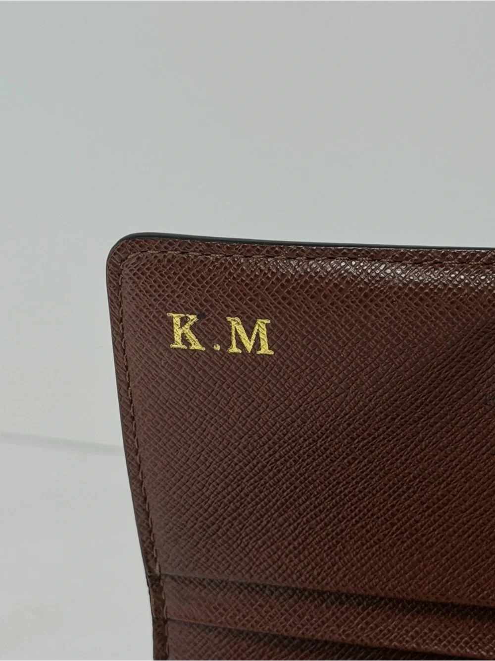 Louis Vuitton Monogram Canvas Long Wallet - Brown and Gold